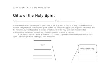 Worksheets | Saint Mary's Press