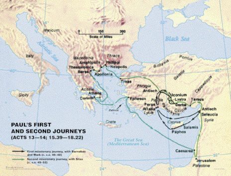 Biblical Journeys Map Pack