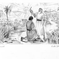 1 Samuel 16:13 Illustration - Anointing Saul