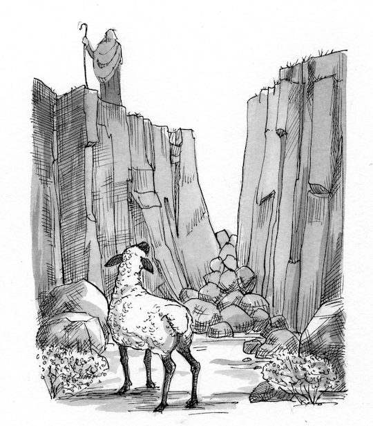 Luke 151 7 Illustration The Lost Sheep Saint Marys Press - 