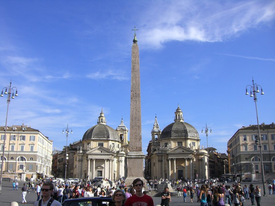 Obelisk in the Piazza del Popolo in Rome, Italy | Saint Mary's Press